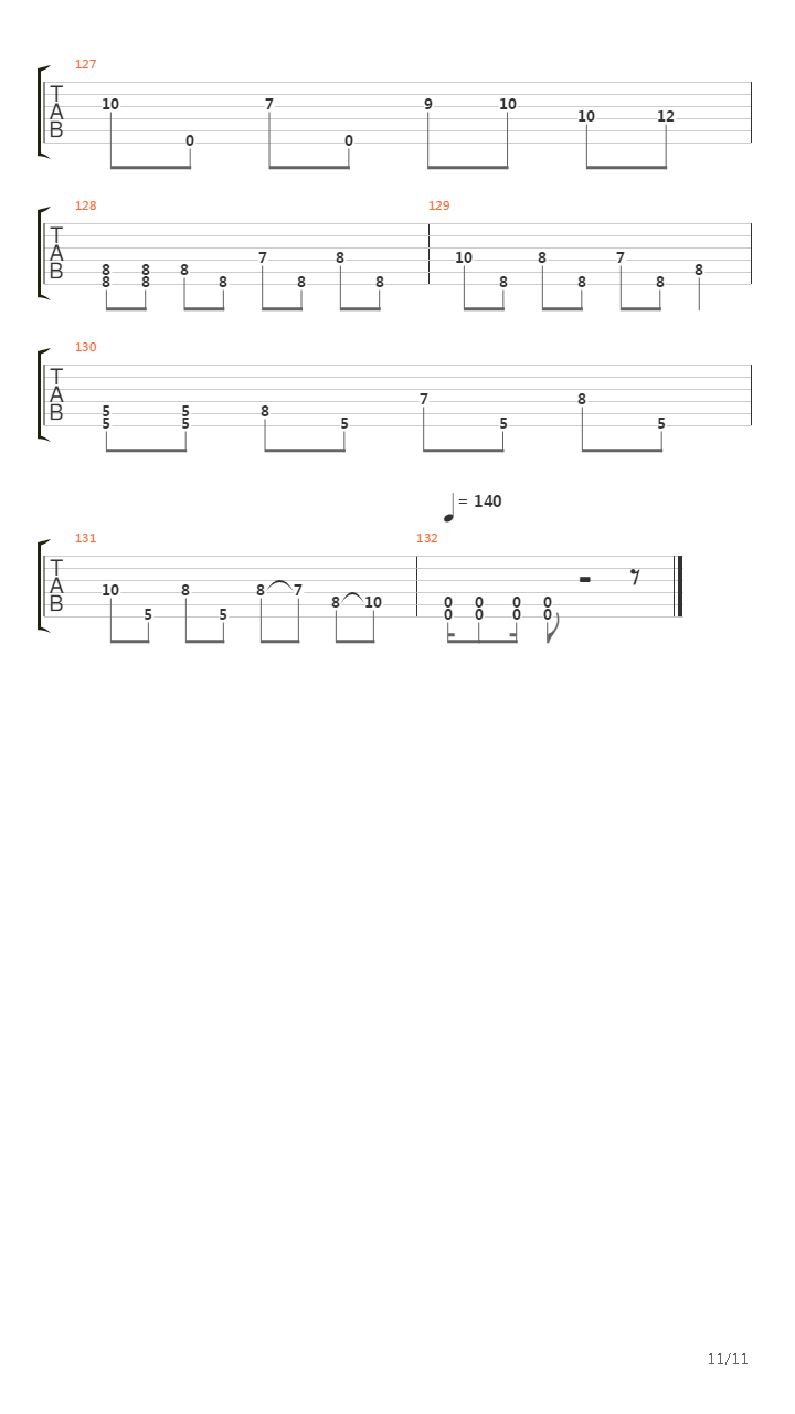 Annular Eclipse吉他谱