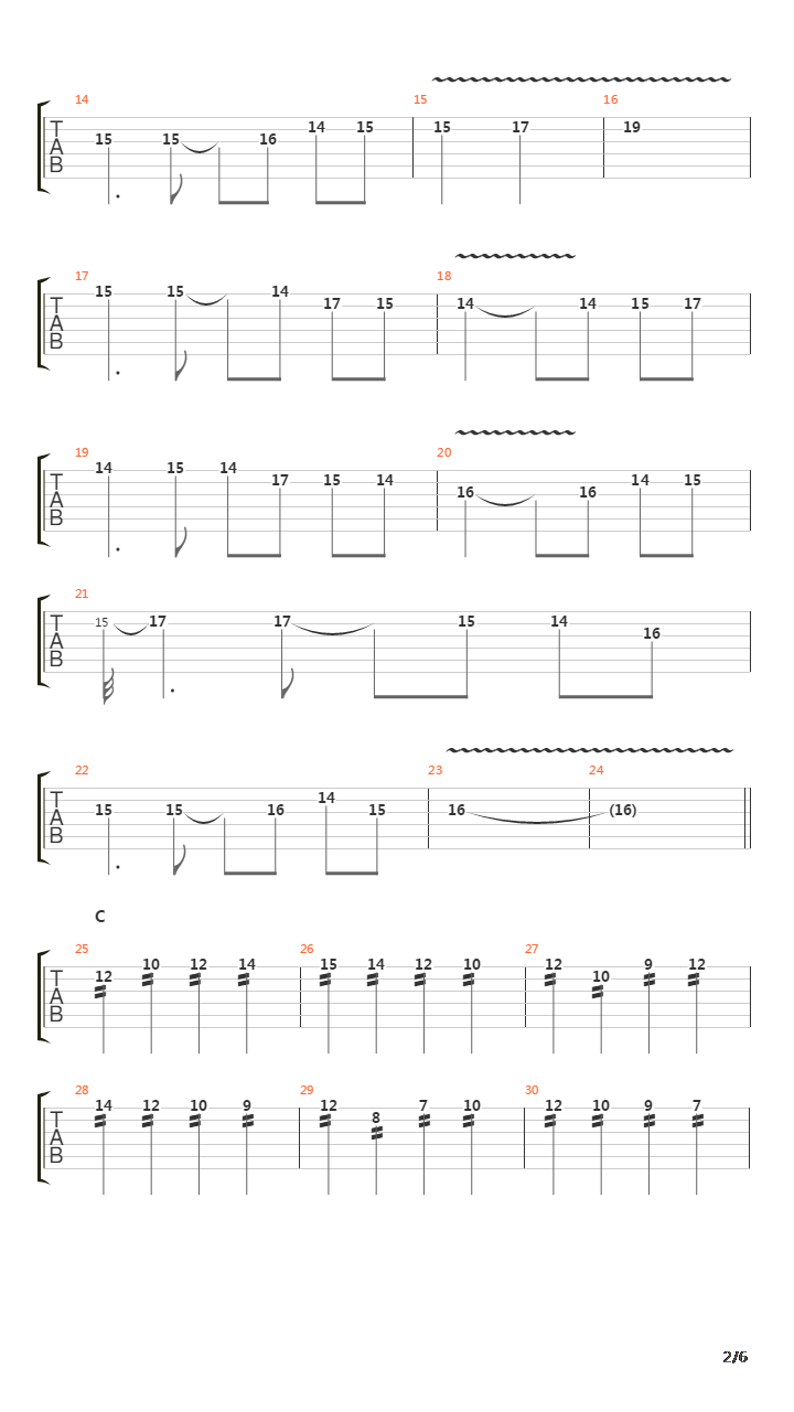 Glare Guitar School Vol 4 - Mia吉他谱