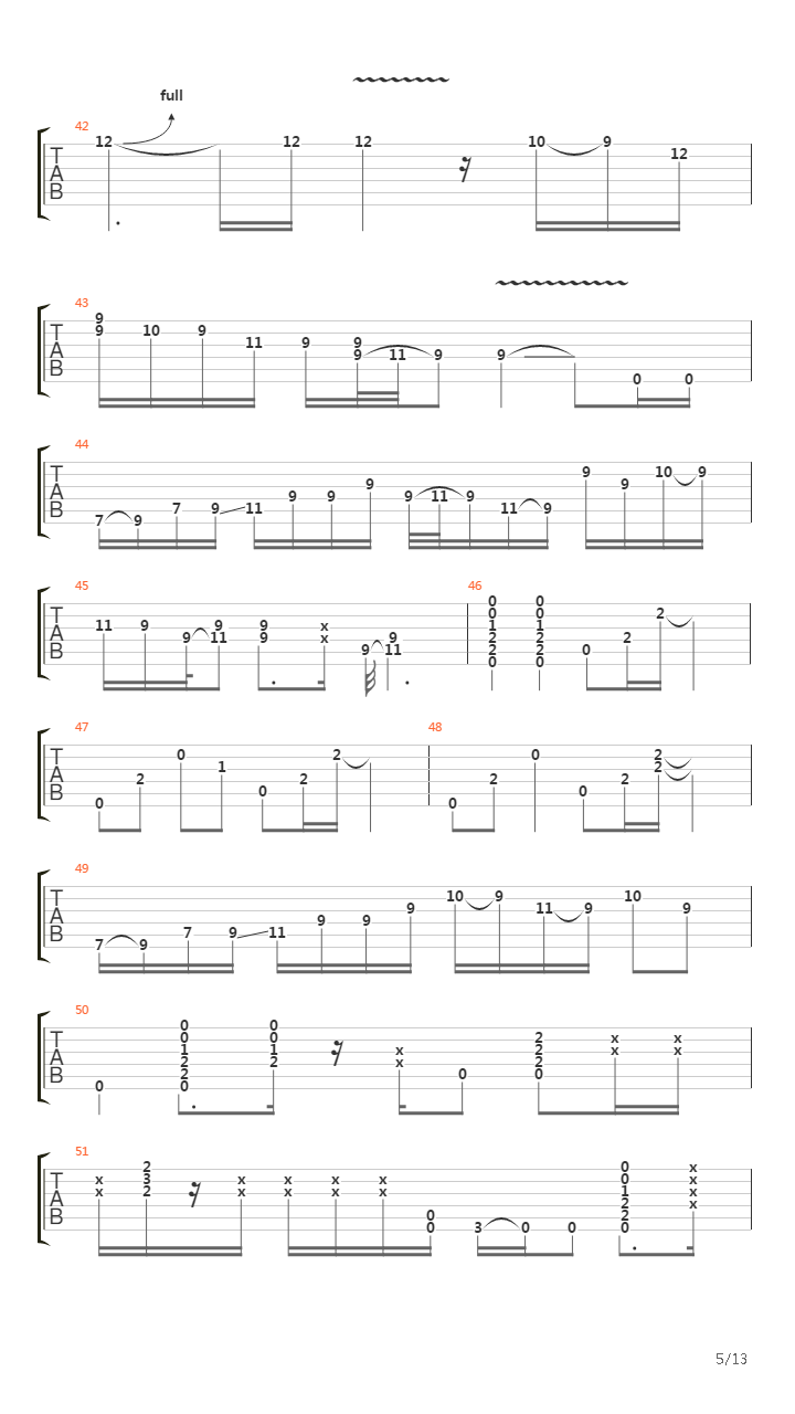 Moth吉他谱
