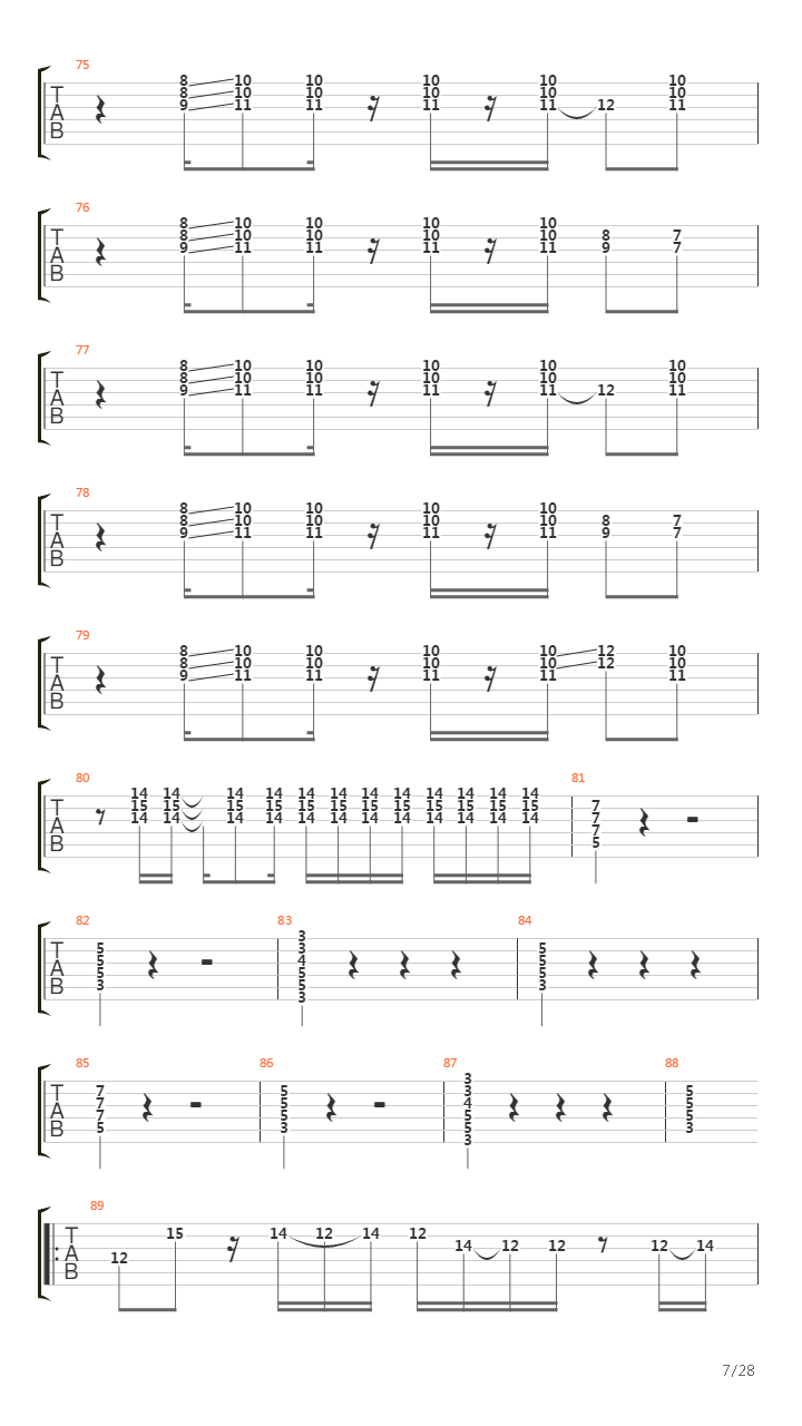 Rebubula吉他谱