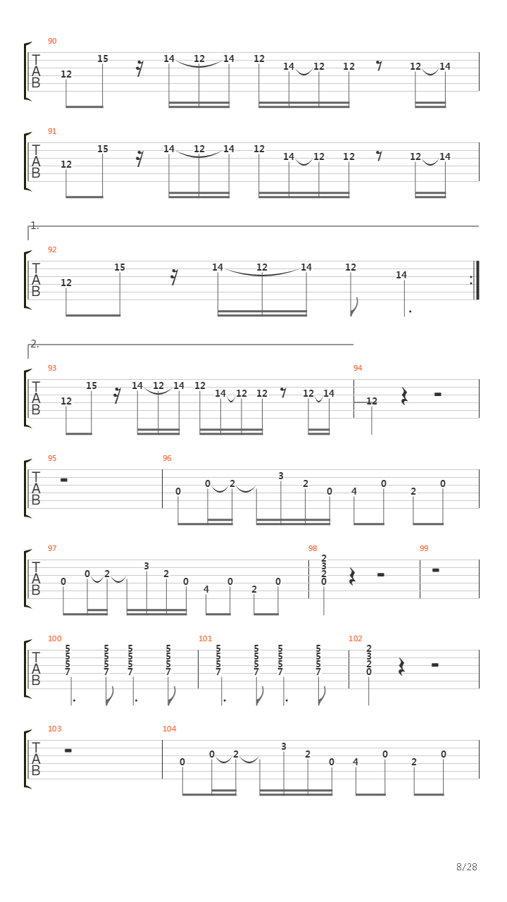 Rebubula吉他谱