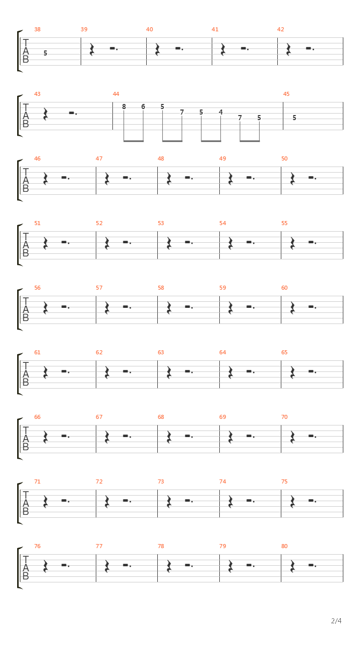 Sax Rohmer, Pt. 1吉他谱