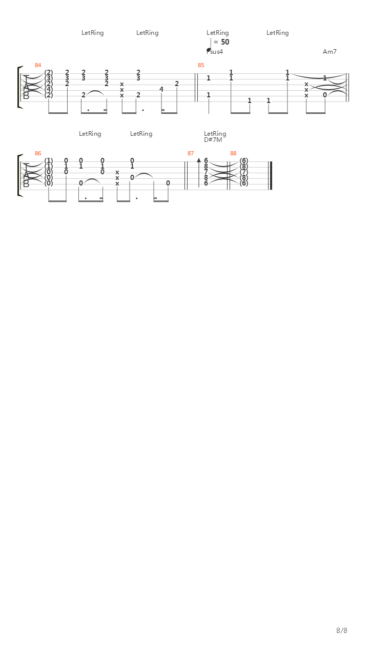 Constantly吉他谱