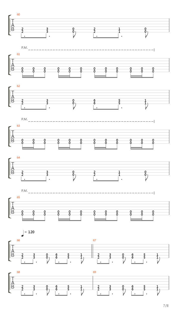 Submission吉他谱