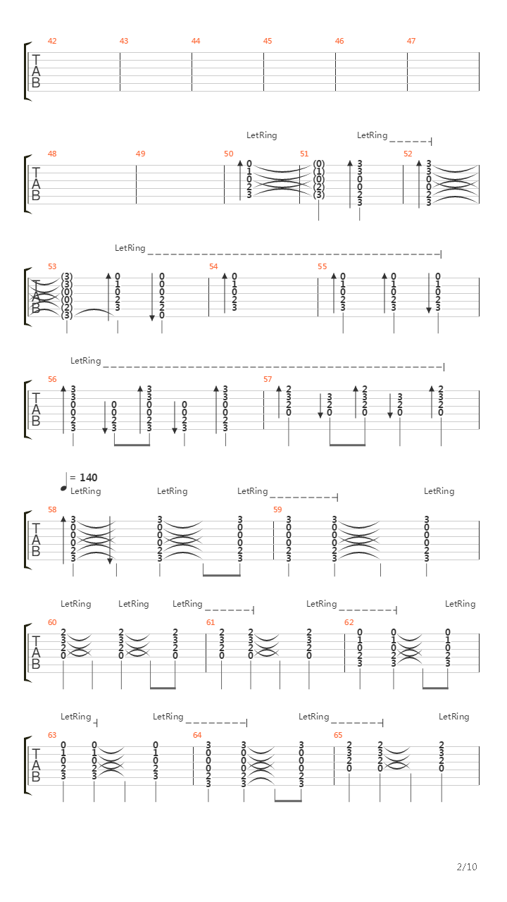 The Ship Song吉他谱