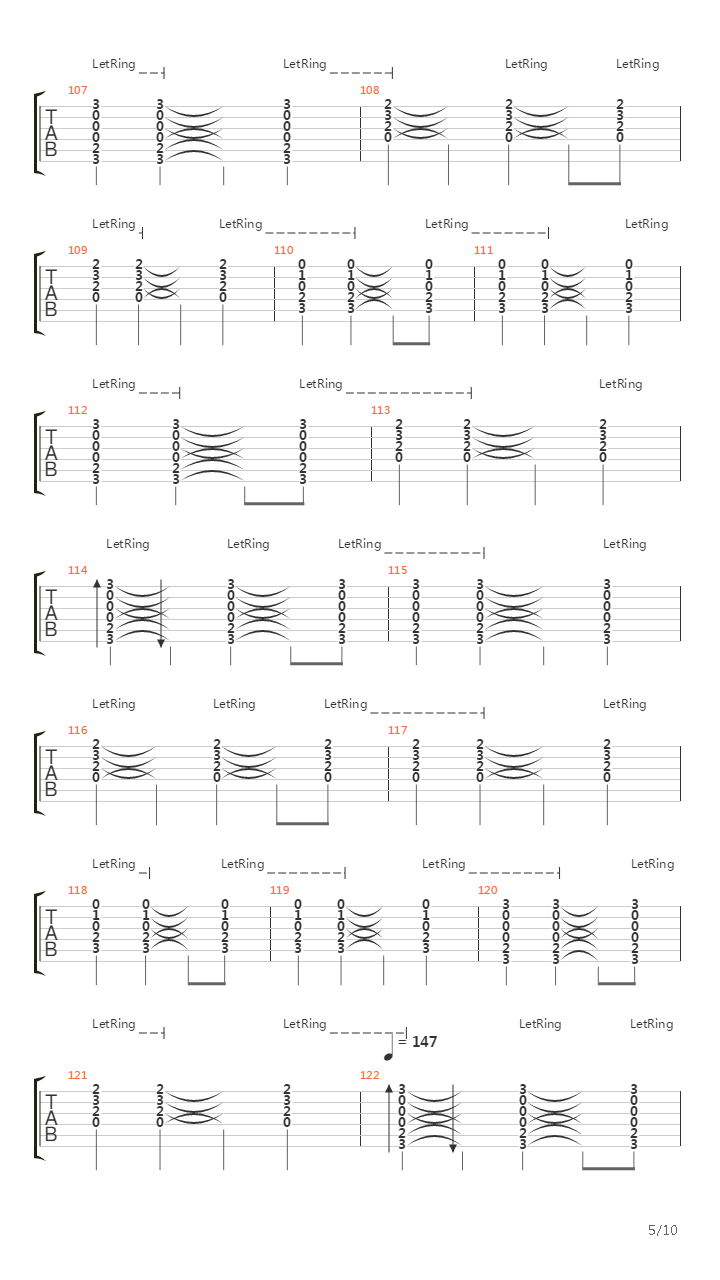 The Ship Song吉他谱