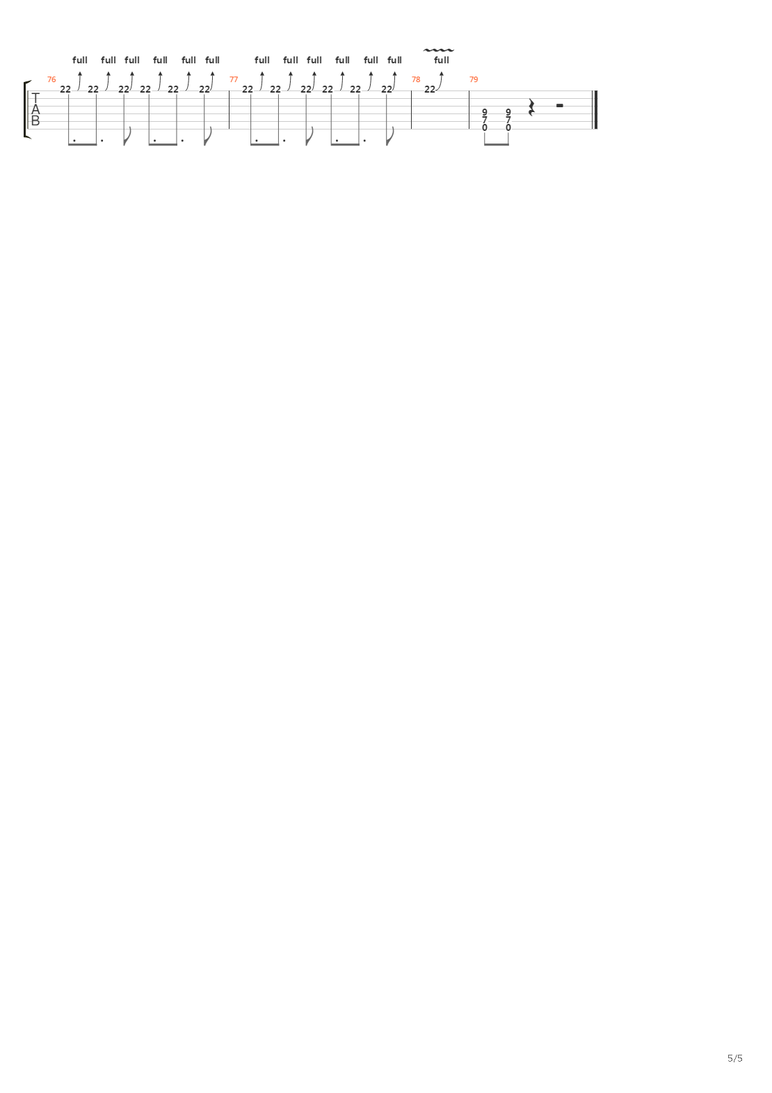La Peau吉他谱
