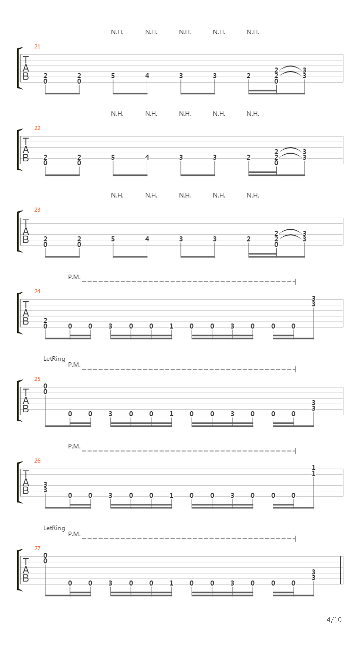 La Peau吉他谱
