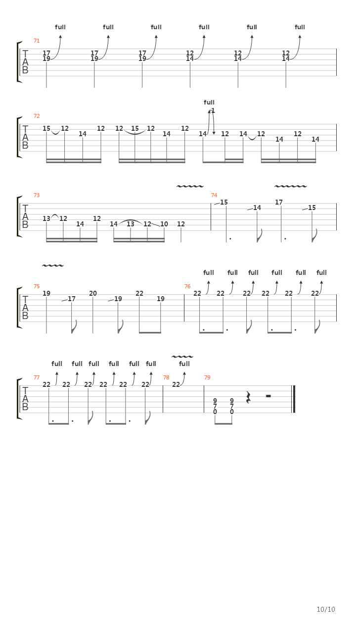 La Peau吉他谱
