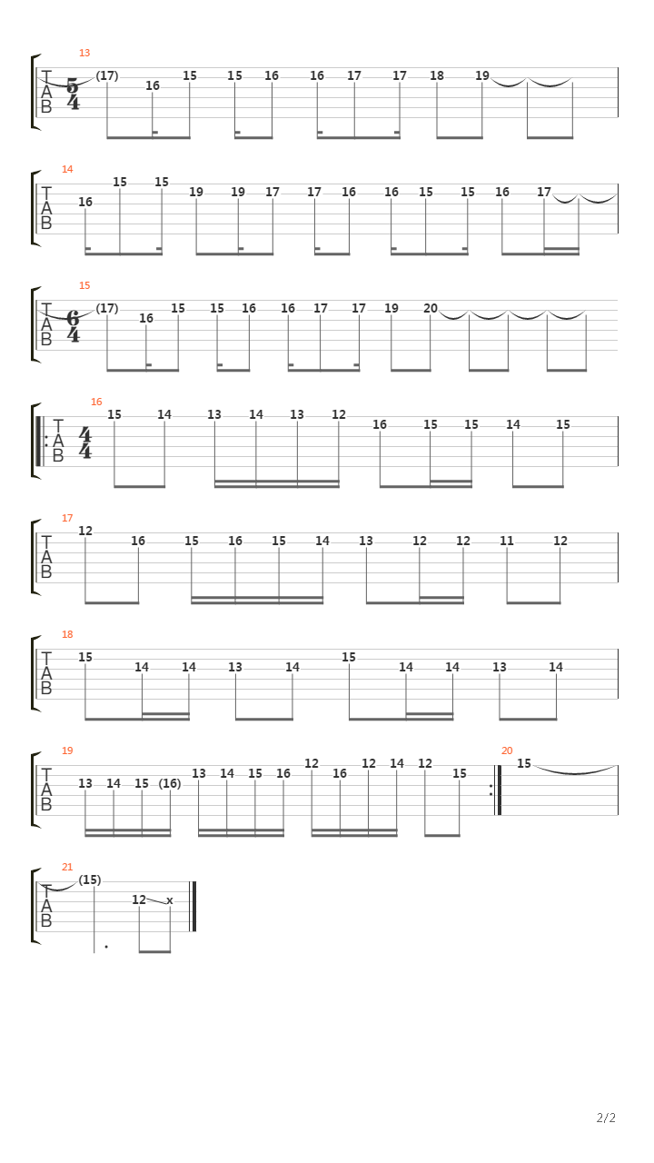 Segue吉他谱