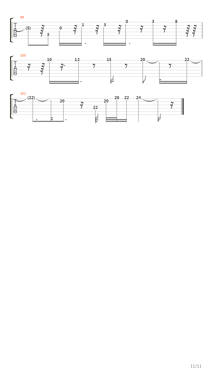 Bunda吉他谱