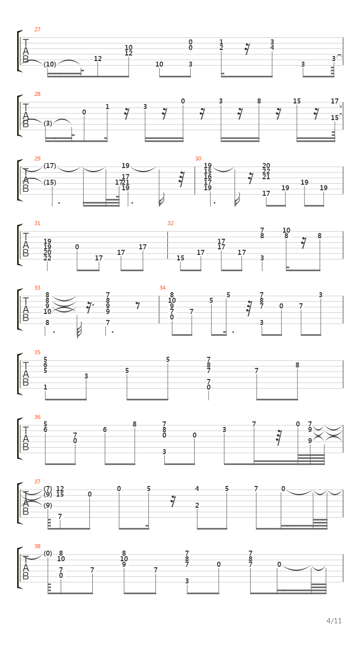 Bunda吉他谱