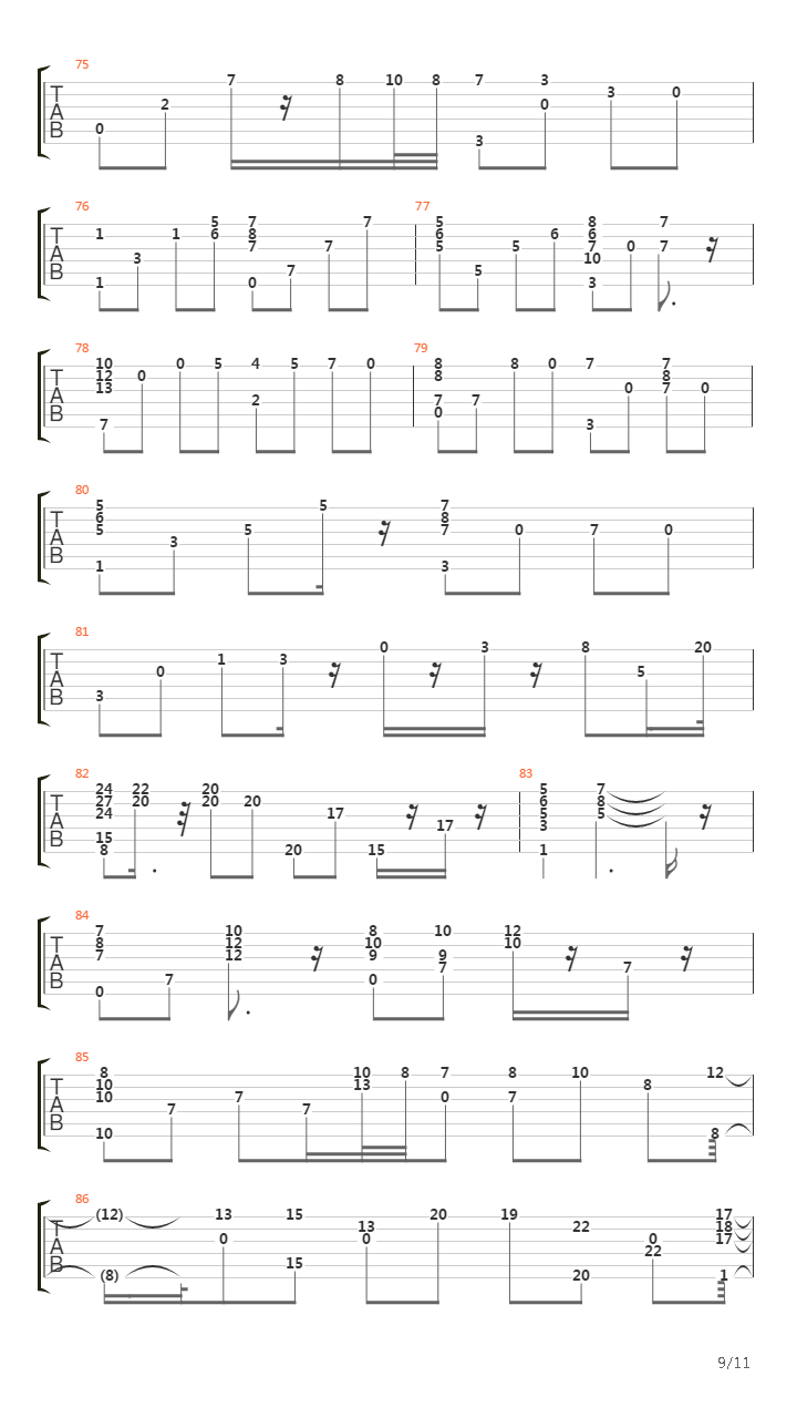 Bunda吉他谱