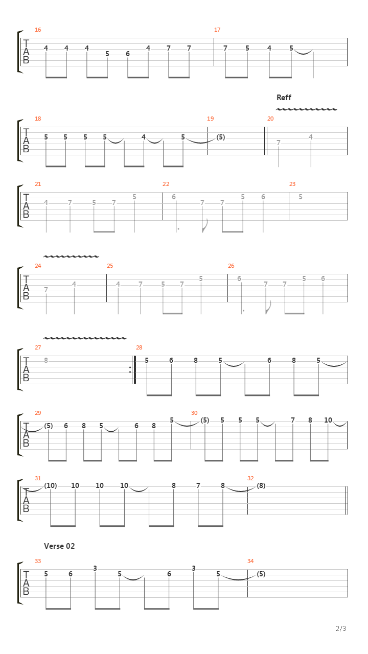 Bunda吉他谱
