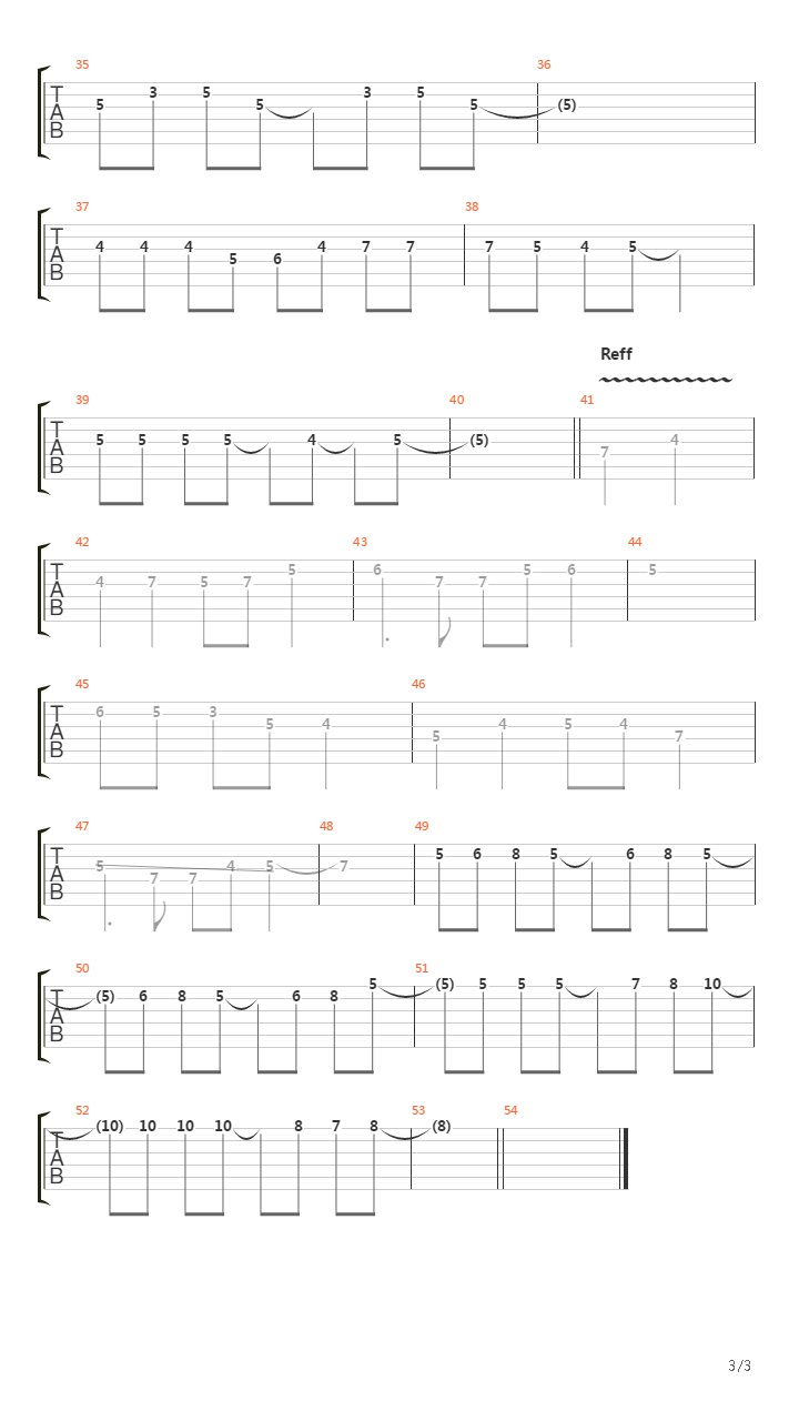 Bunda吉他谱