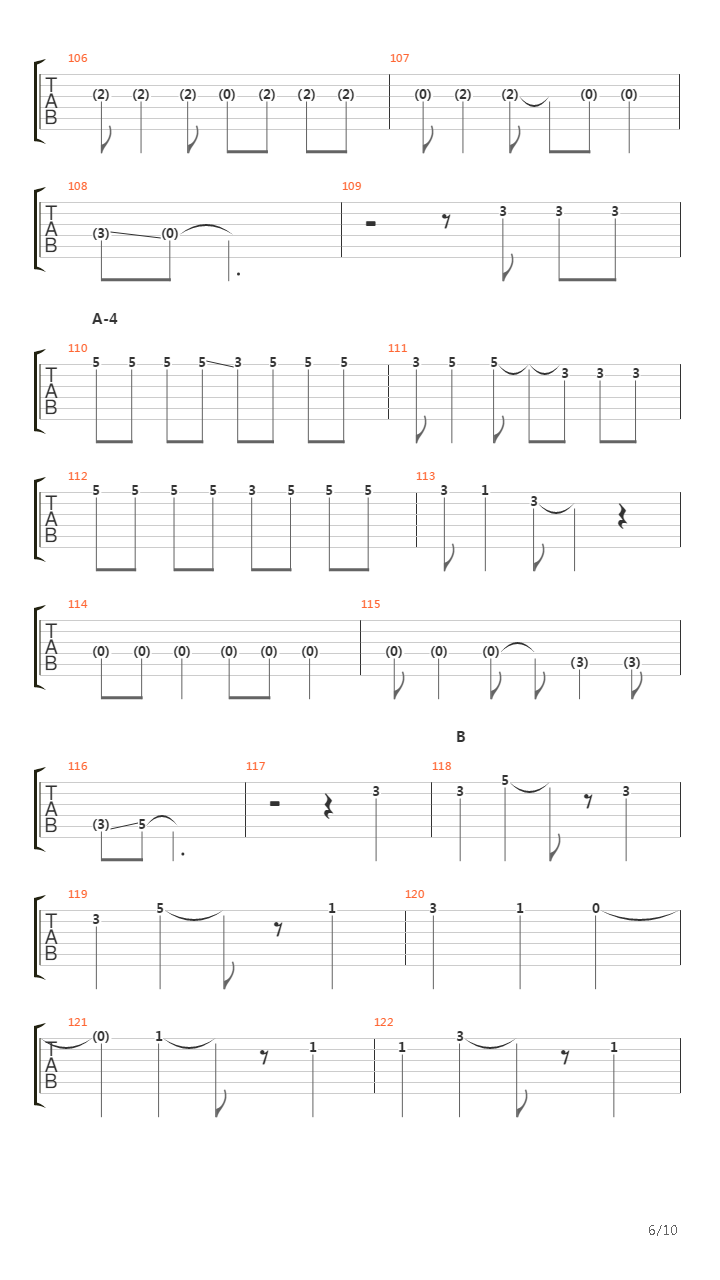 迷彩(Meisai)吉他谱