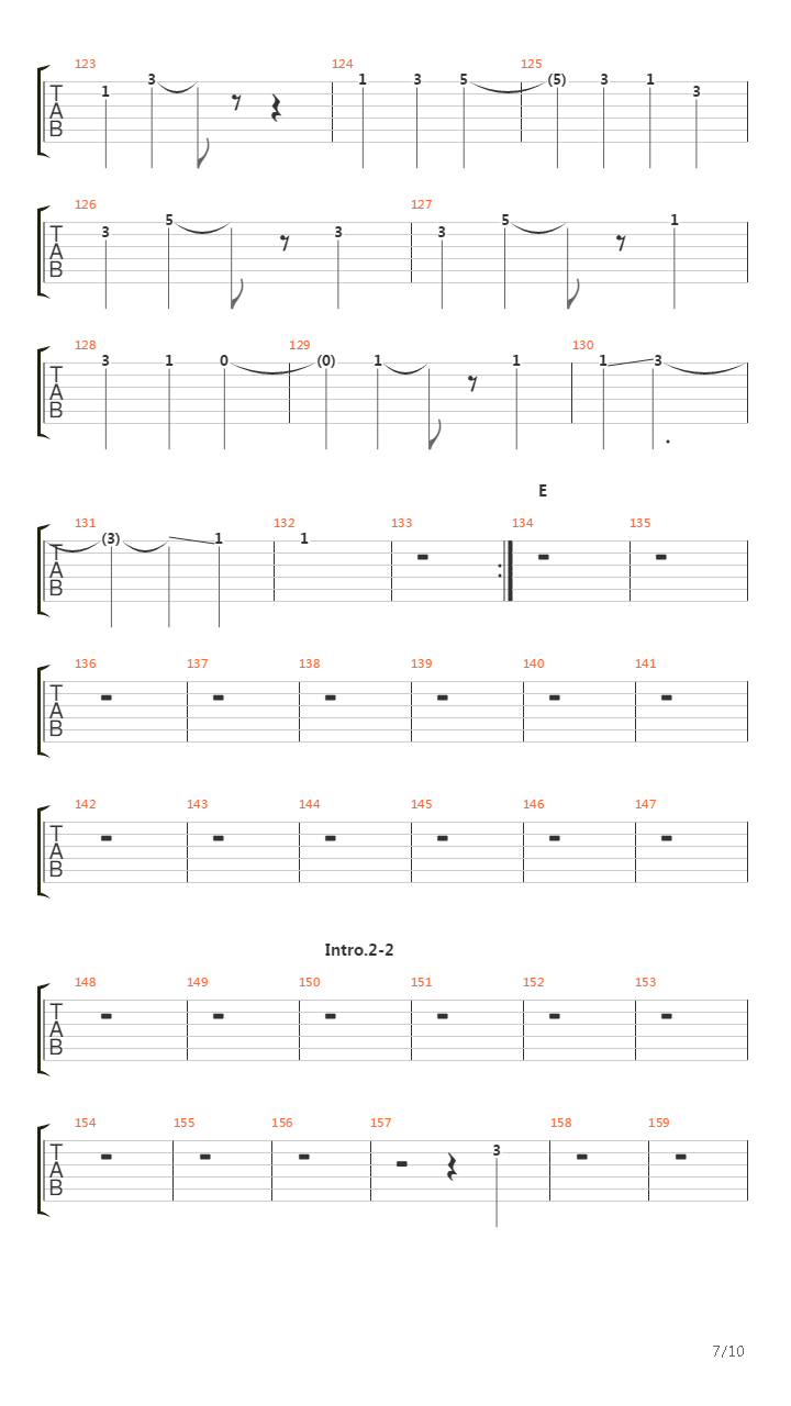 迷彩(Meisai)吉他谱