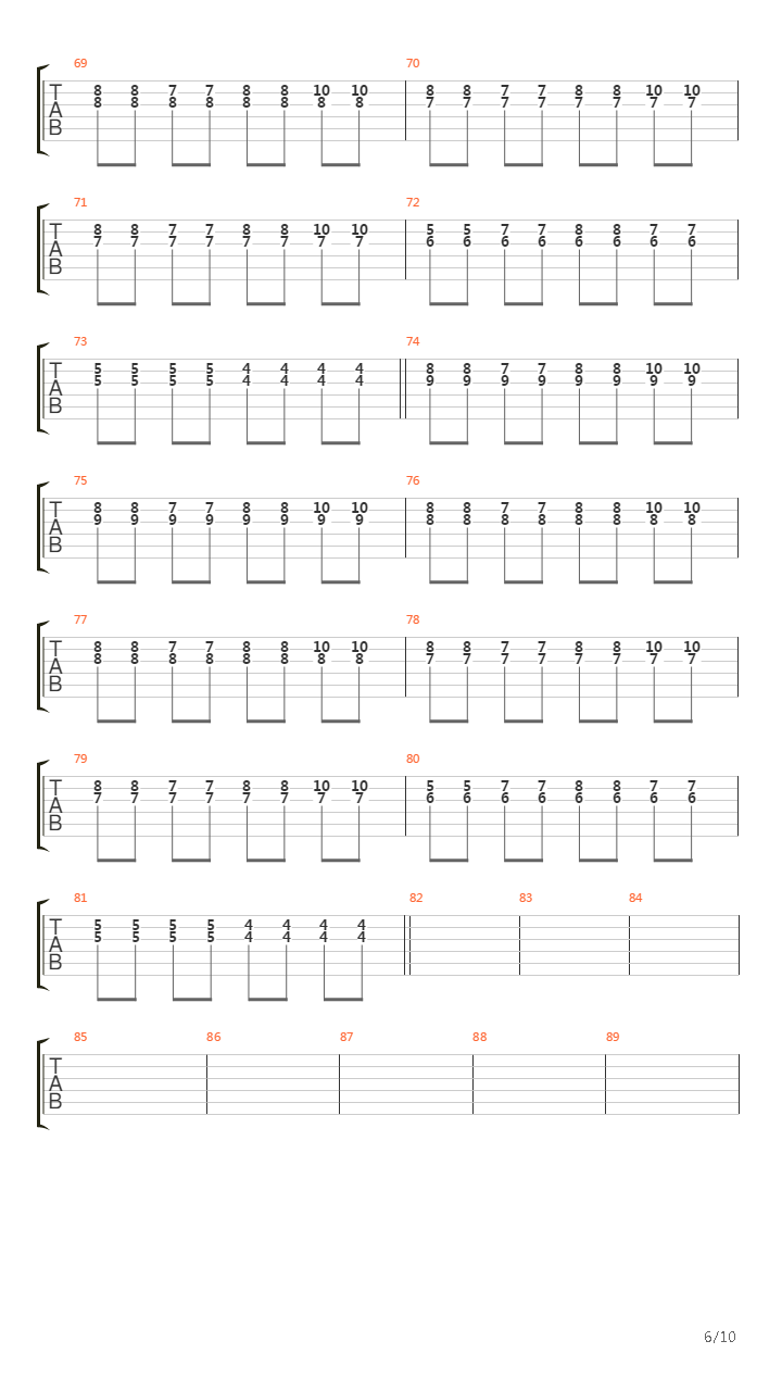 Chaga吉他谱