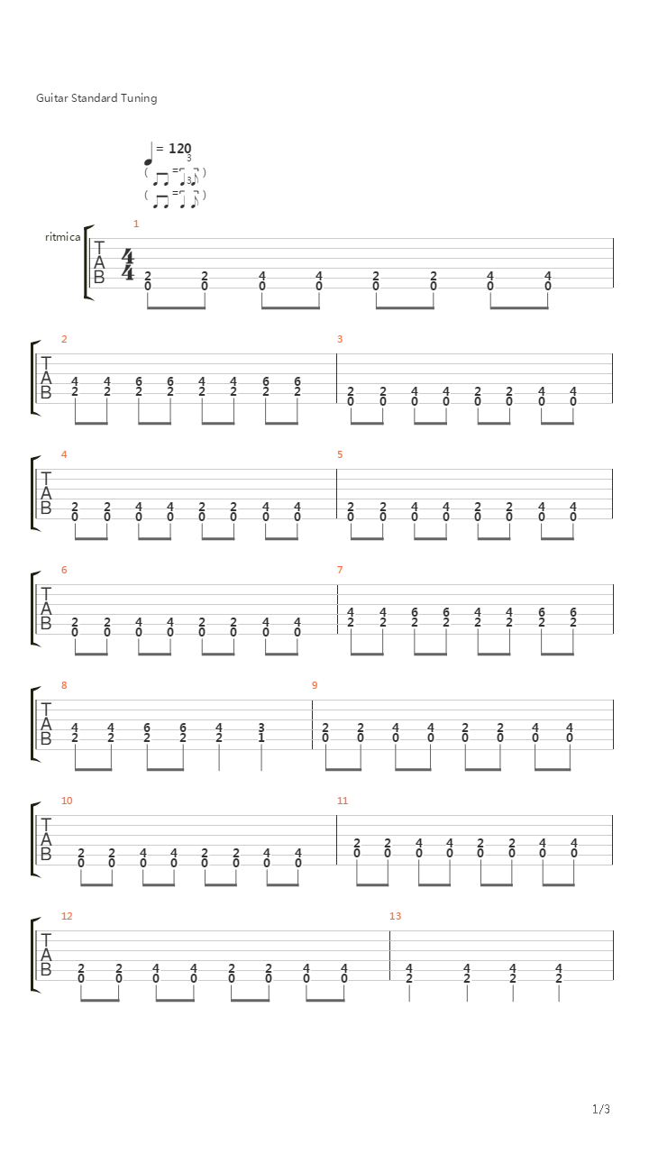 Descortes吉他谱