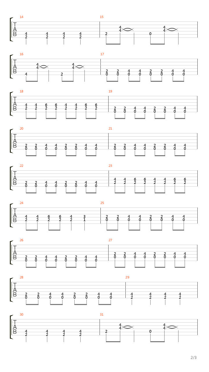 Descortes吉他谱
