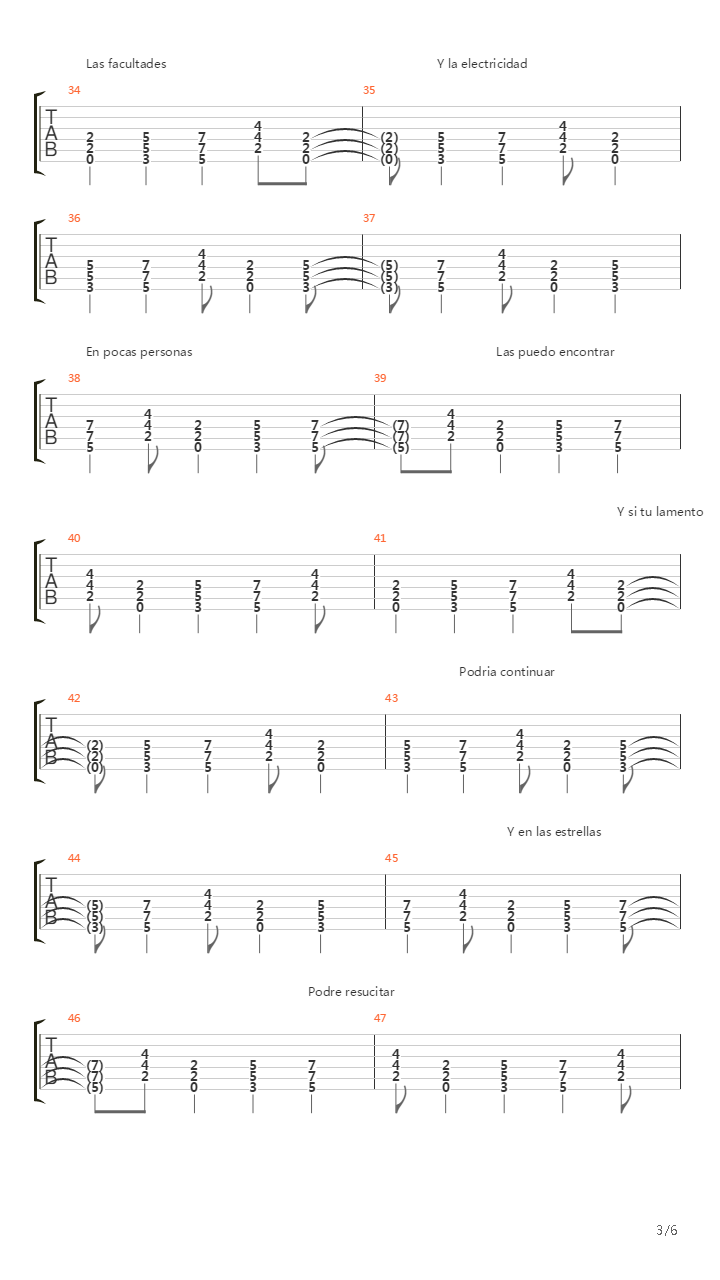 Llegar La Paz吉他谱