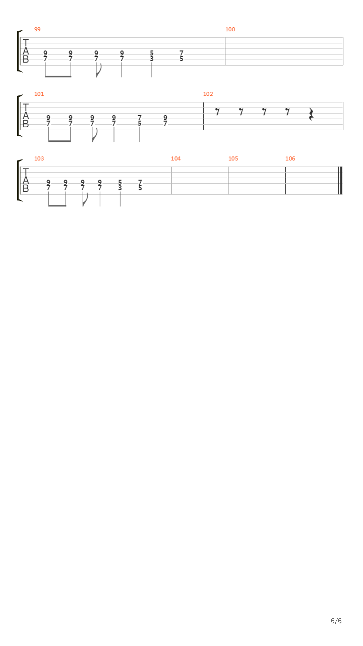 Ojo Animal吉他谱