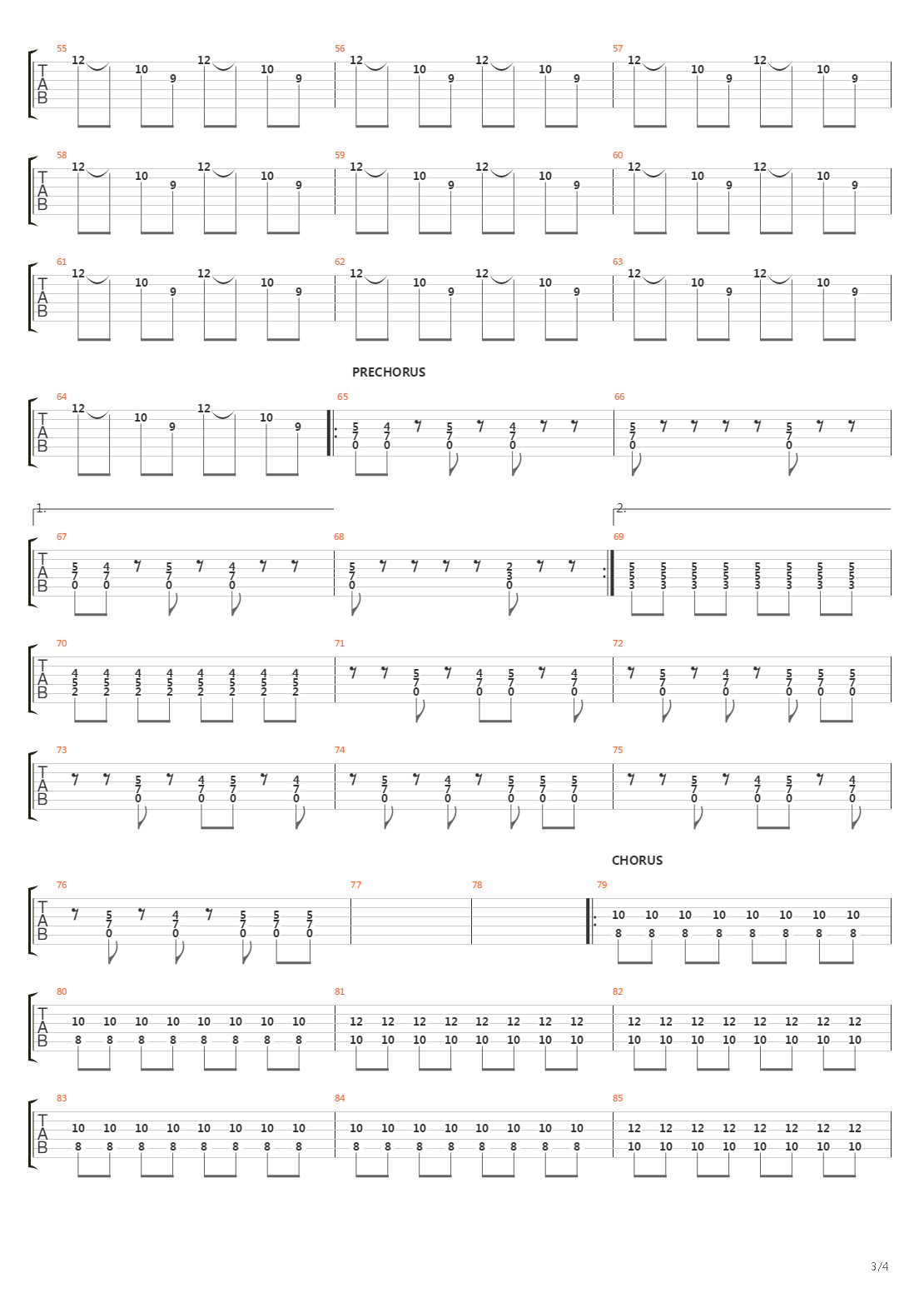 Pomona For Empusa吉他谱