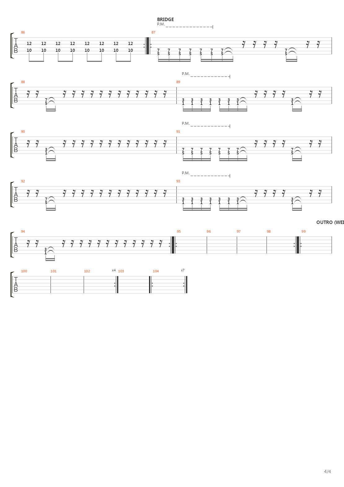 Pomona For Empusa吉他谱
