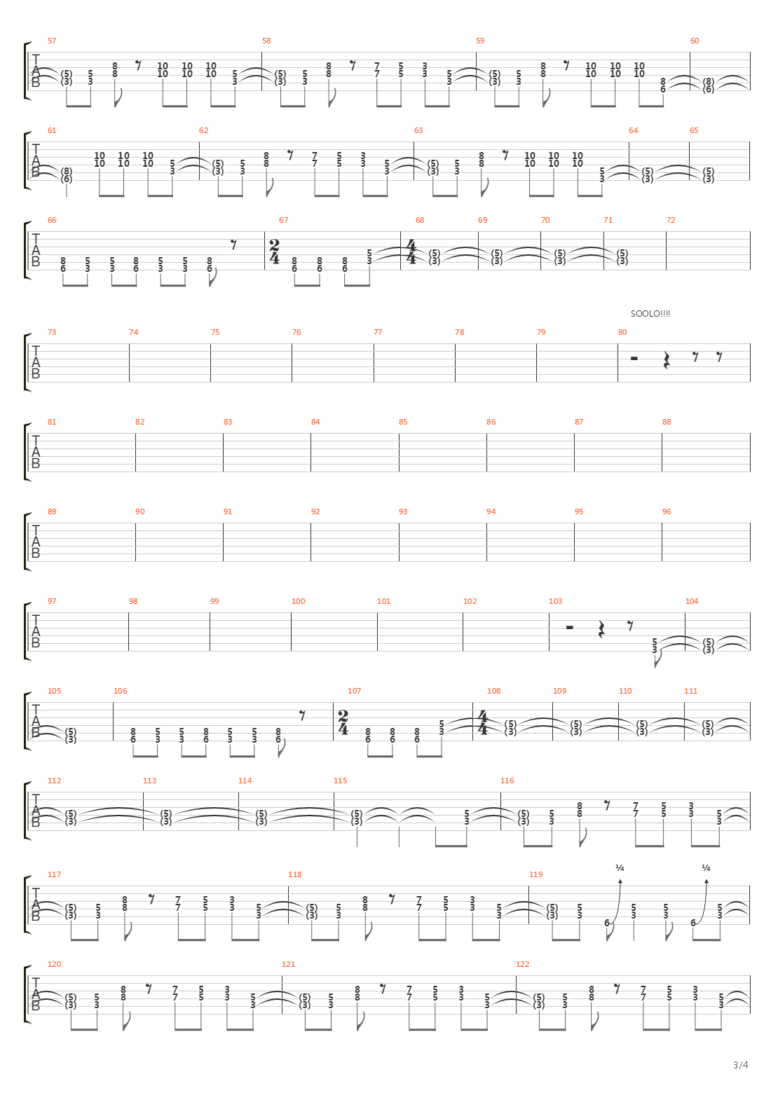 Backseat吉他谱