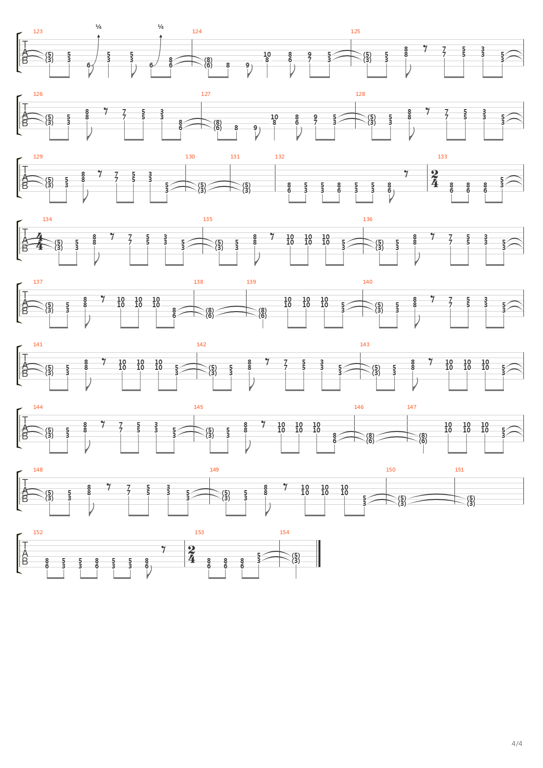 Backseat吉他谱