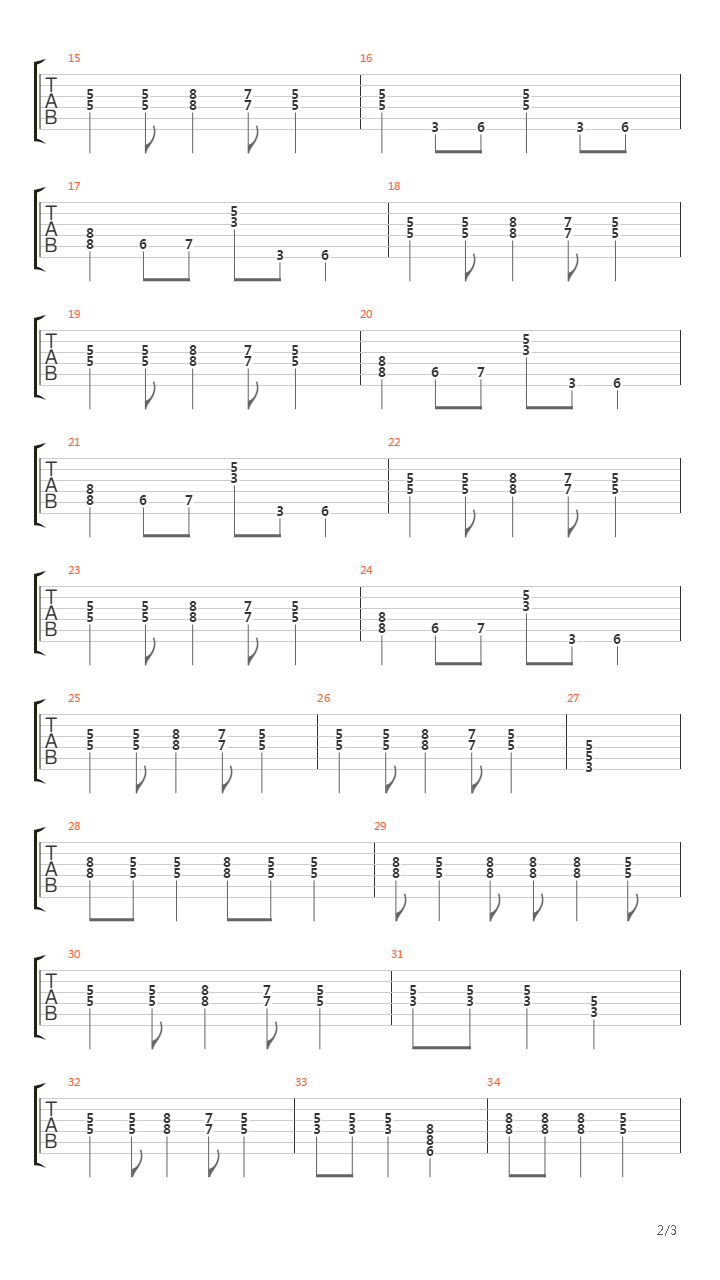 Backseat吉他谱