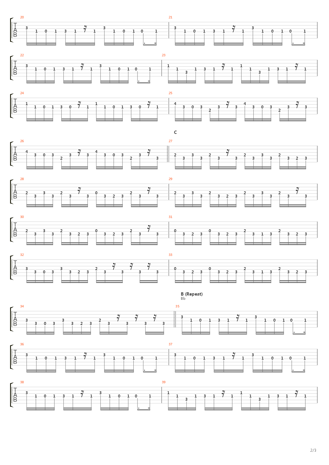 Music For A Found Harmonium吉他谱