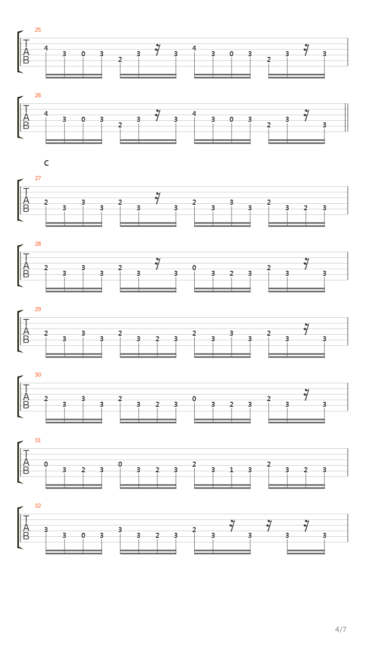 Music For A Found Harmonium吉他谱