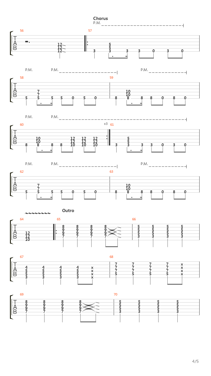Ashes吉他谱