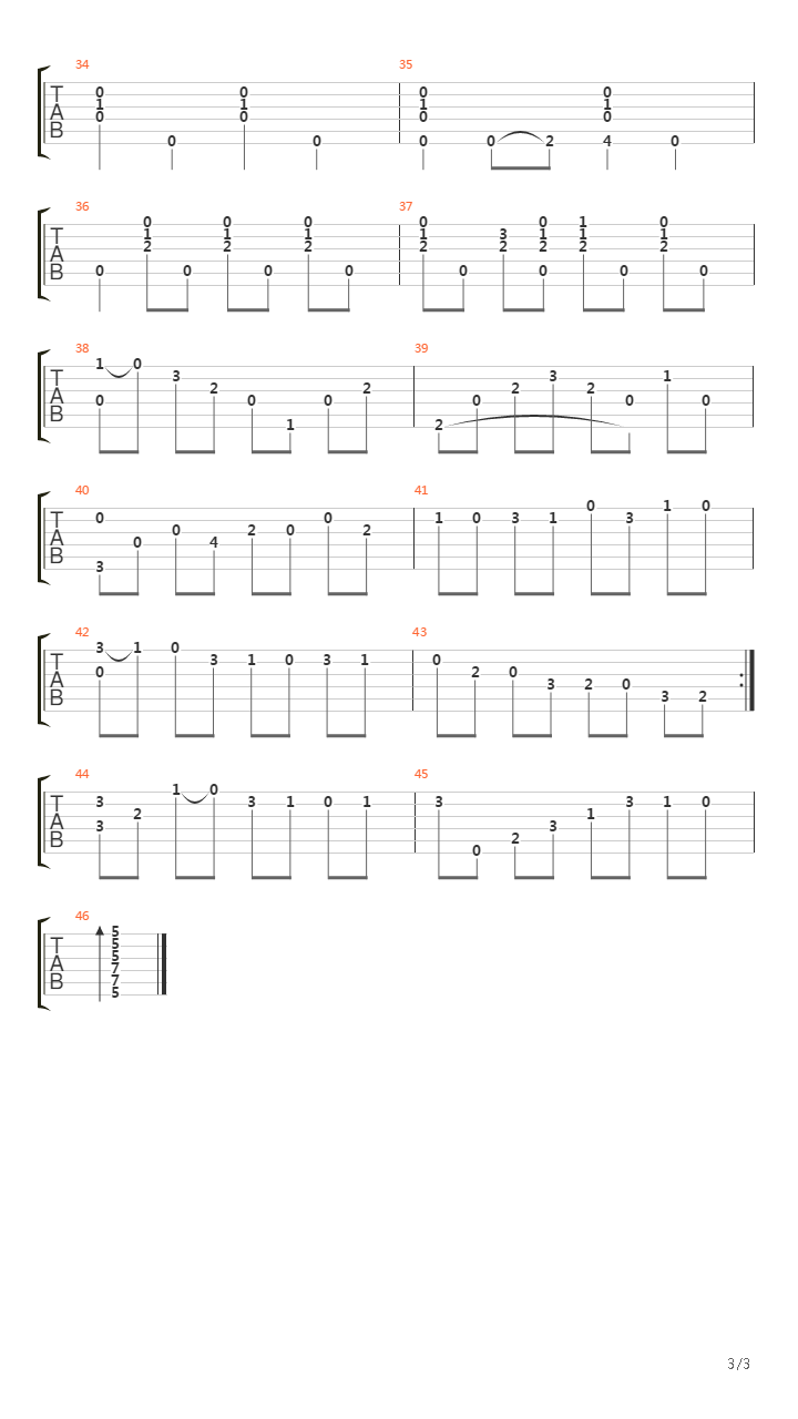 Toccata For A Wild Old Lady吉他谱