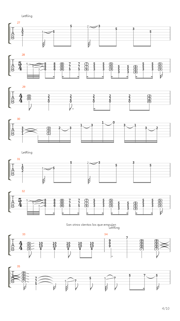 Último acto吉他谱