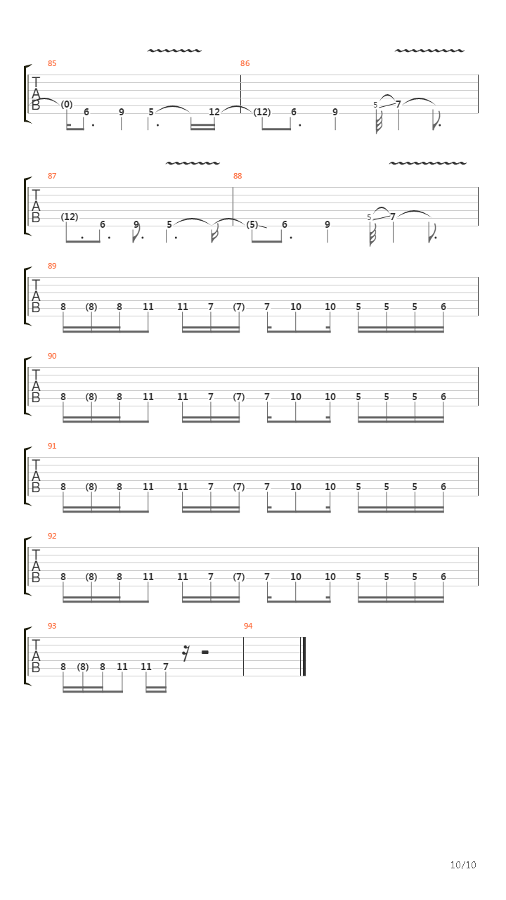 Último acto吉他谱