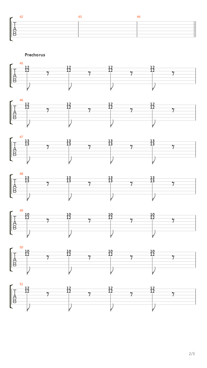 Lisztomania吉他谱