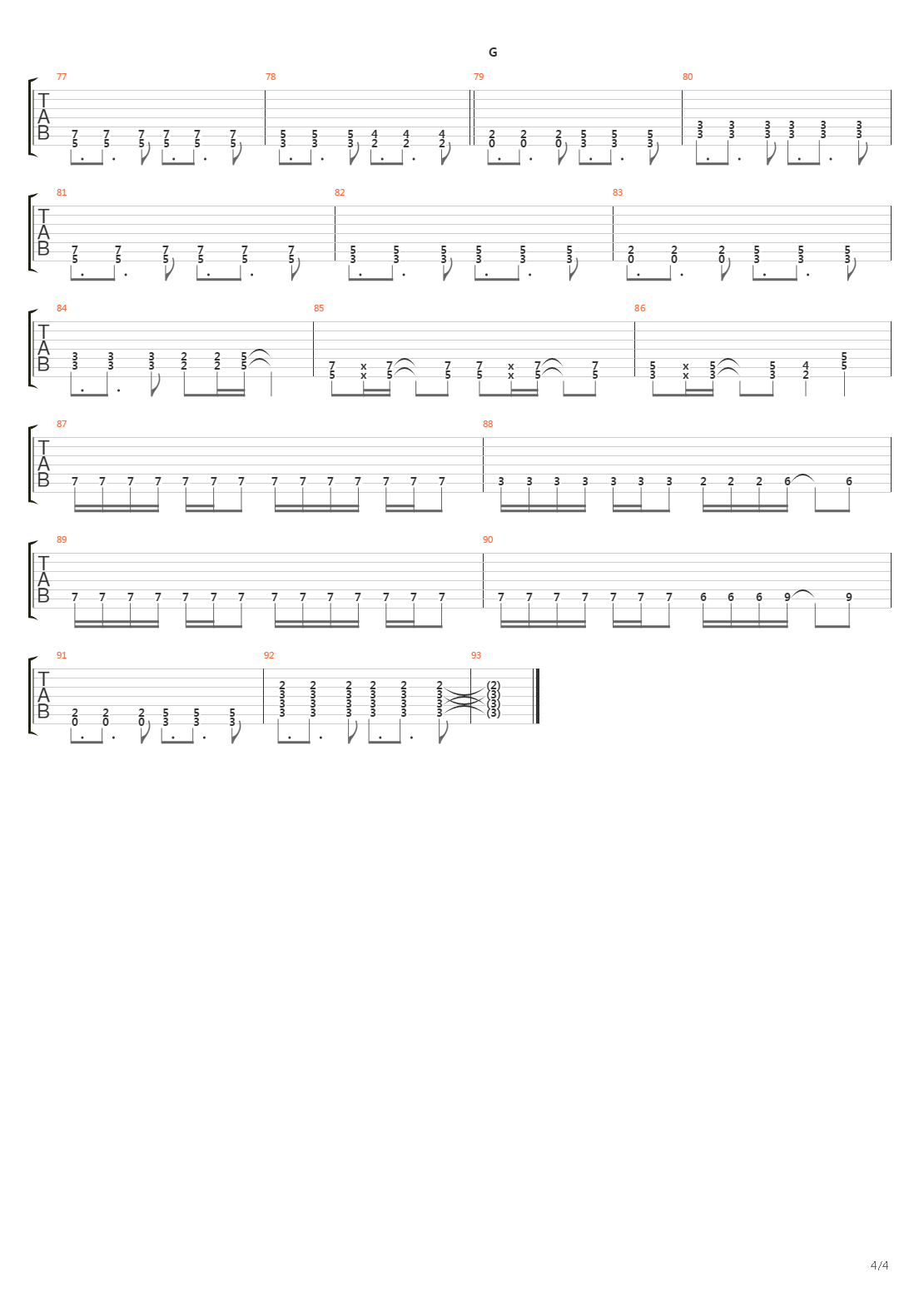 Un Deux吉他谱