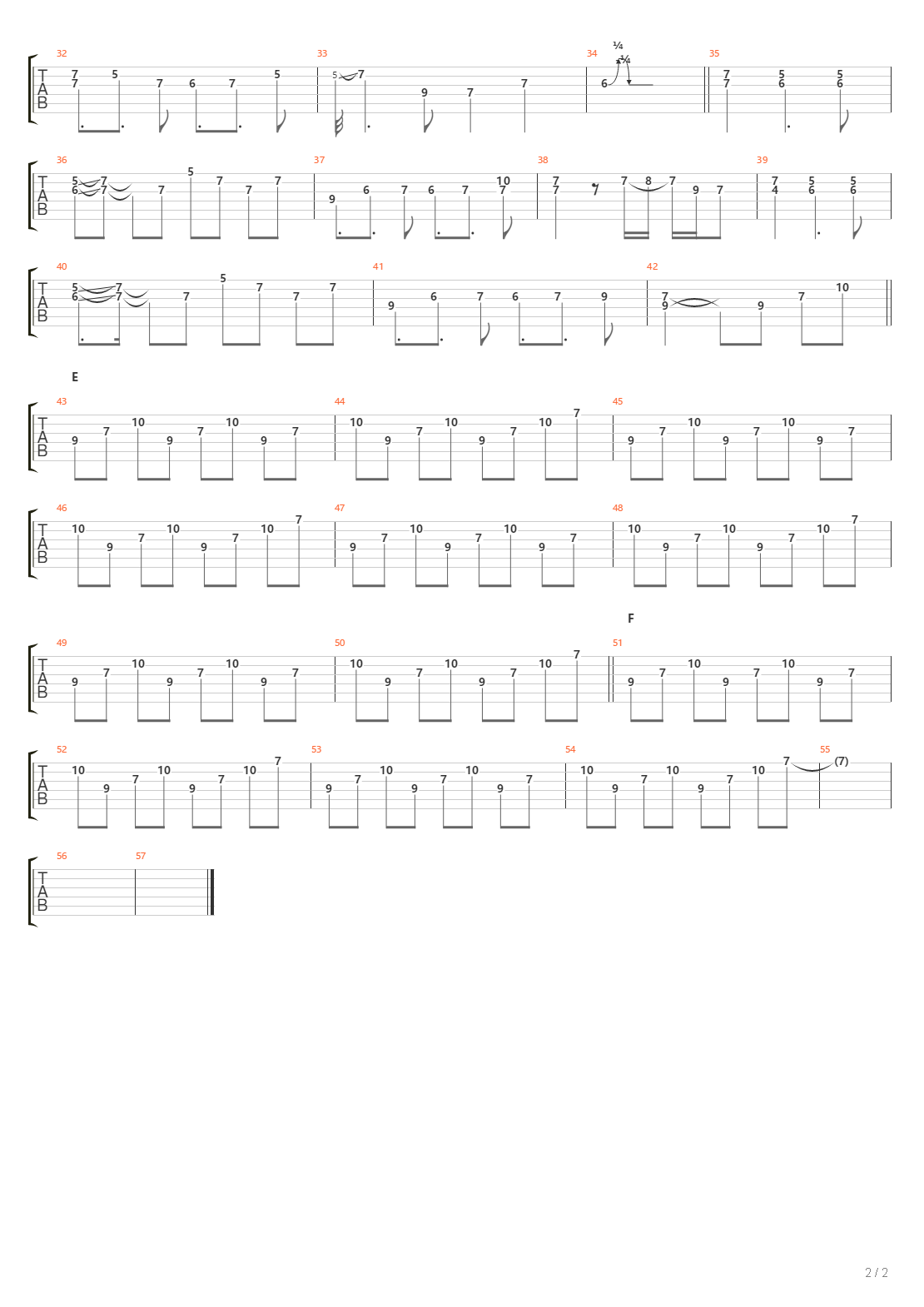 予感 (Yokan)吉他谱