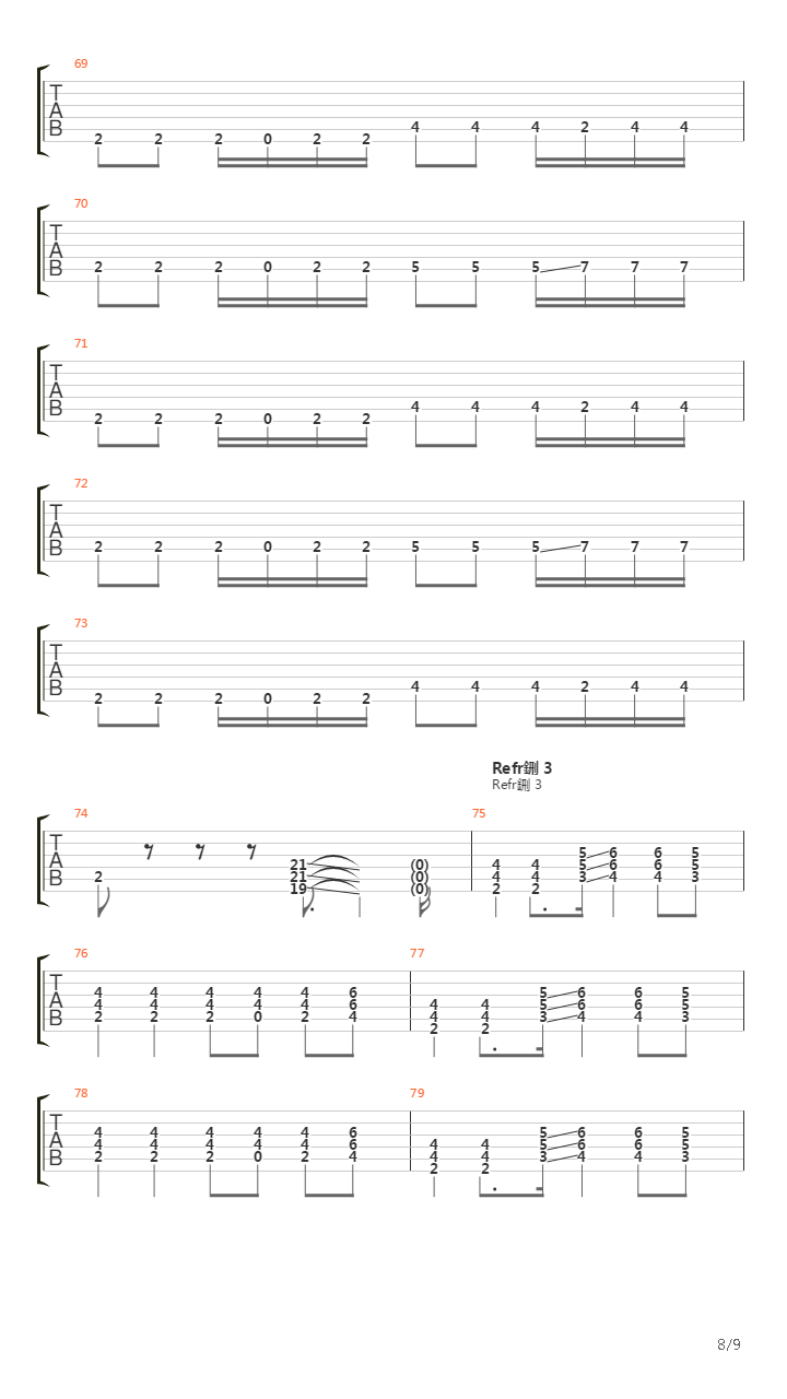 Mantenha O Respeito吉他谱