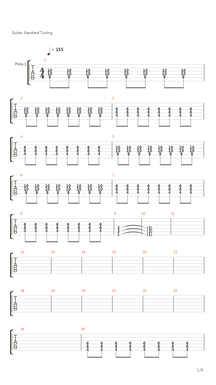 155吉他谱