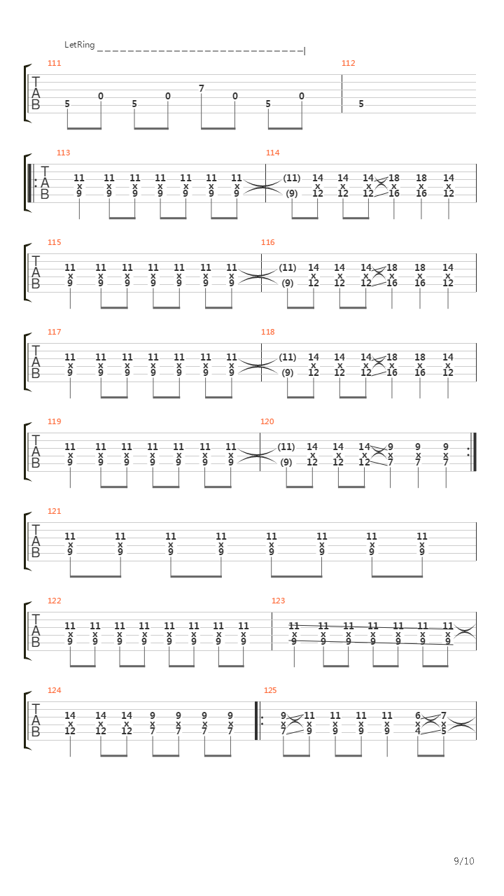 Chapter Xiii吉他谱