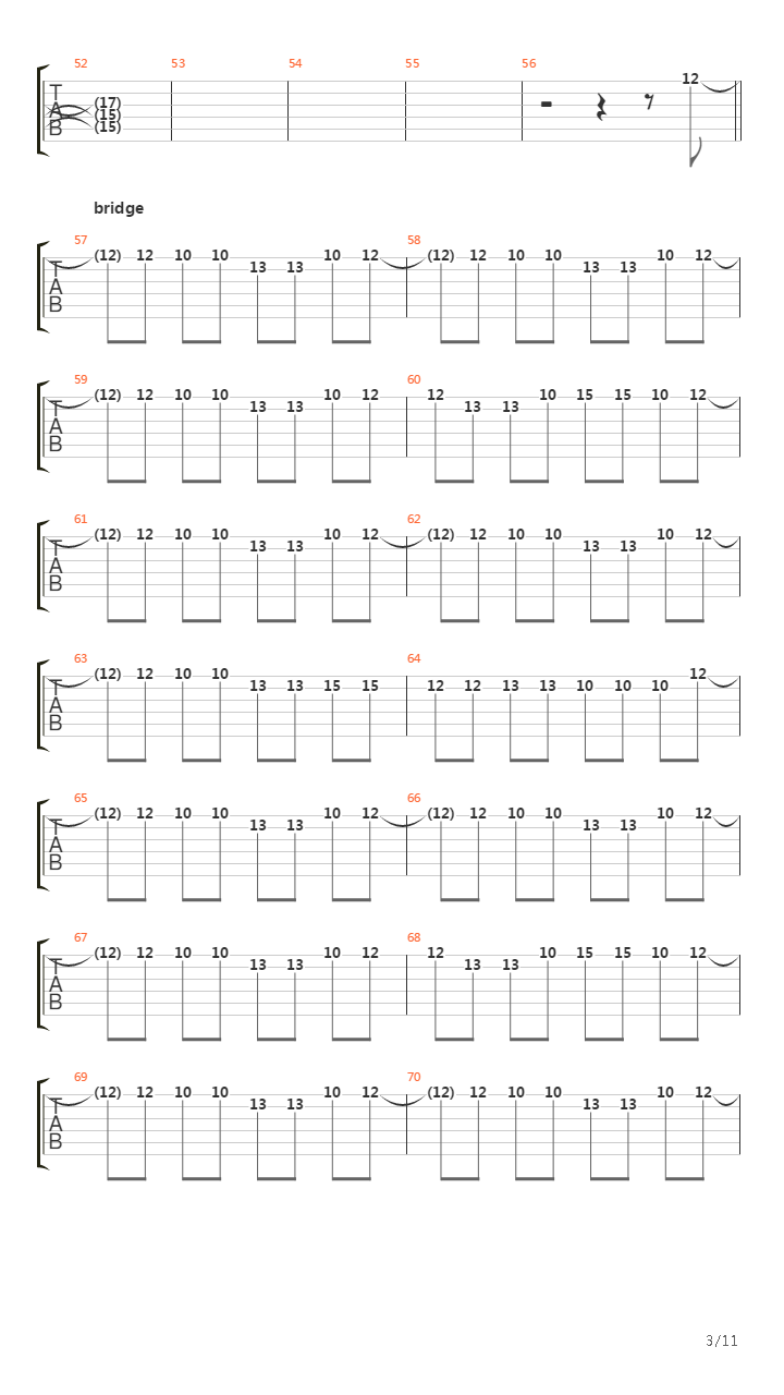 Lycantrophe吉他谱