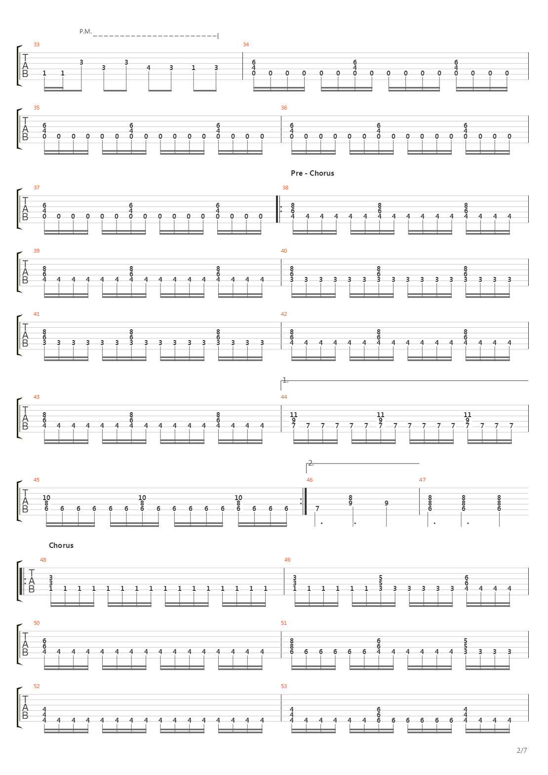 The Way It Ends吉他谱