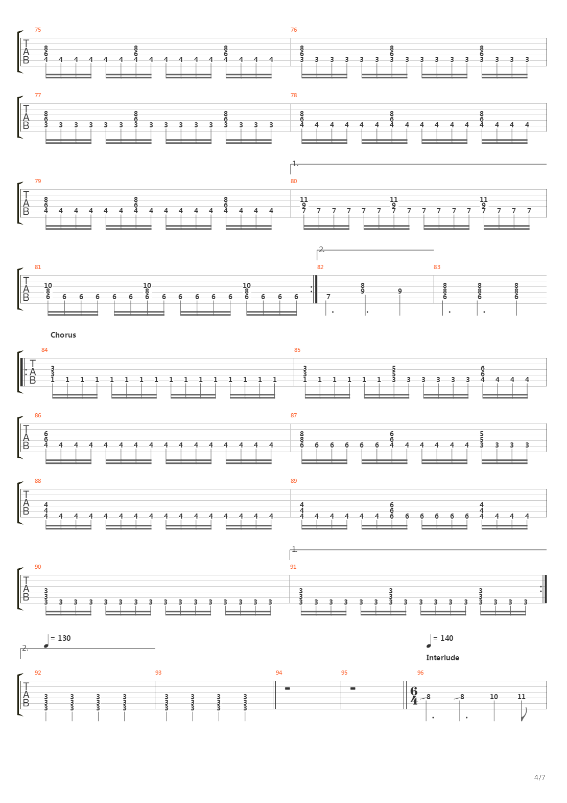 The Way It Ends吉他谱