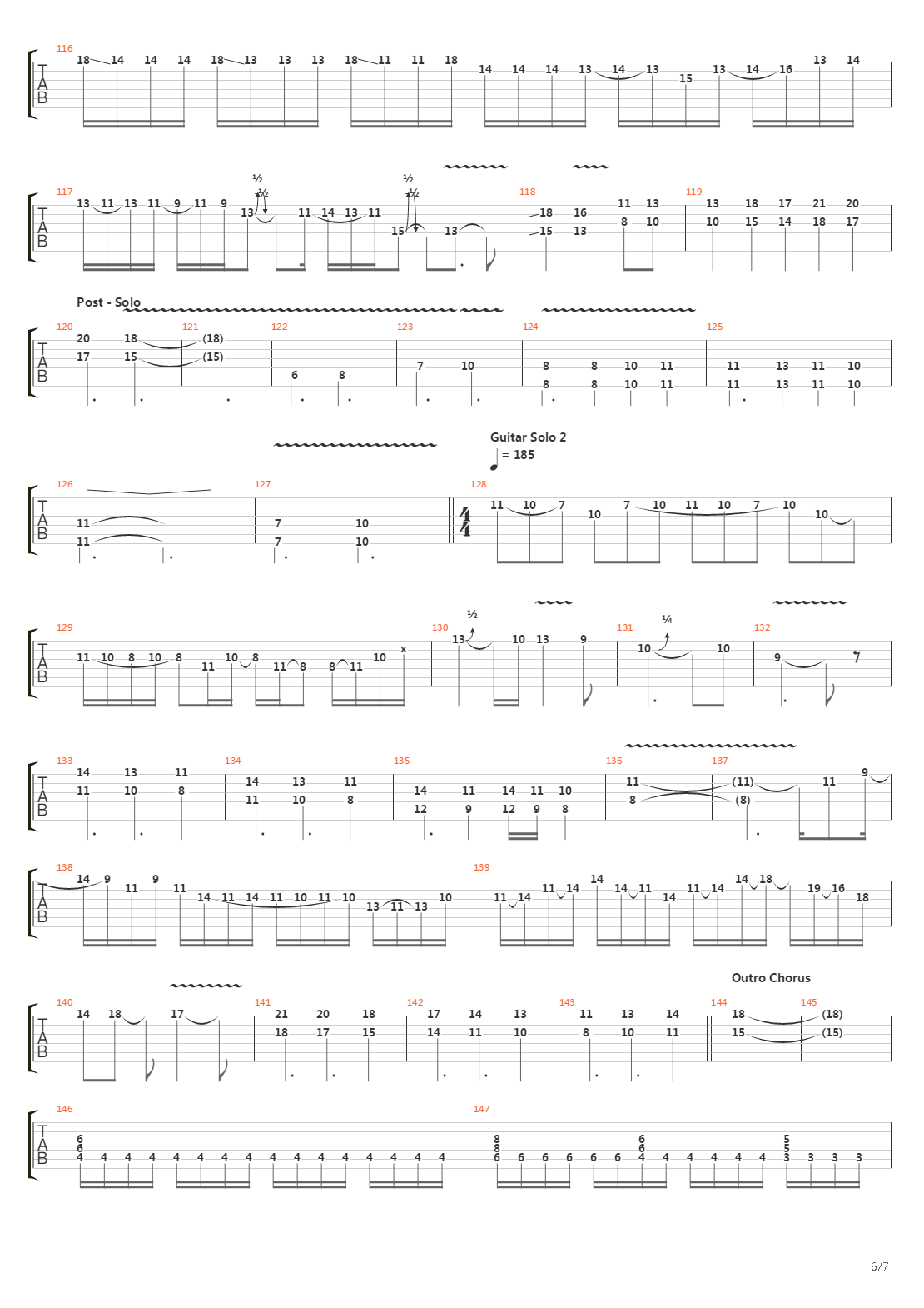The Way It Ends吉他谱