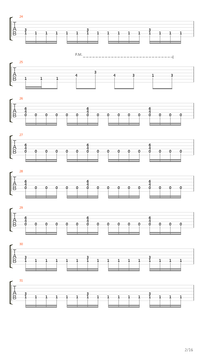 The Way It Ends吉他谱
