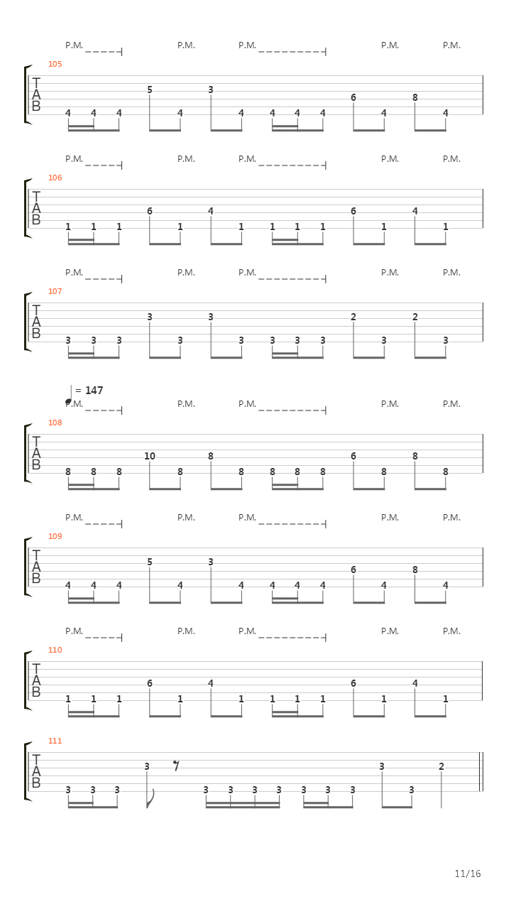 The Way It Ends吉他谱