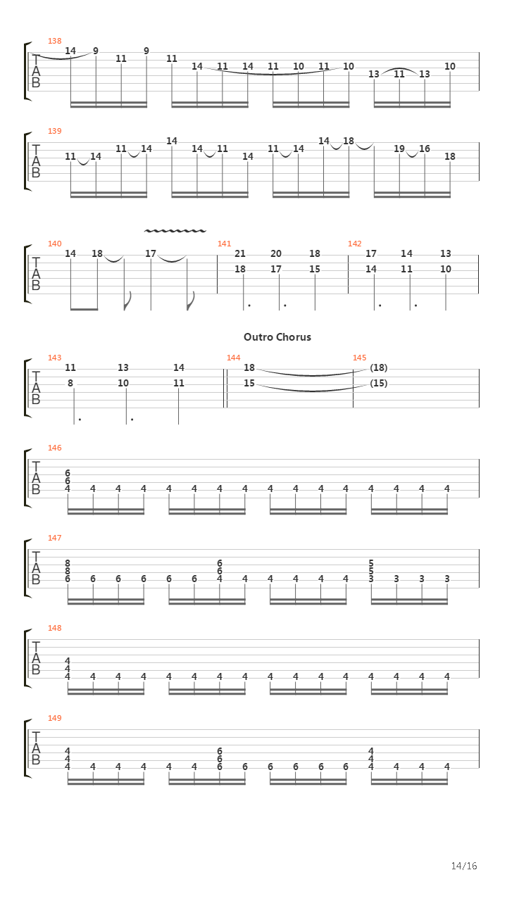 The Way It Ends吉他谱